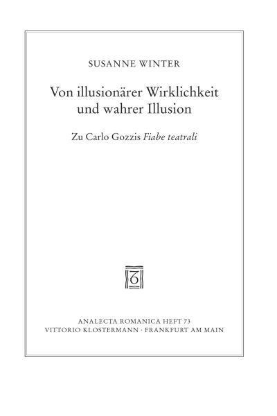 Cover des Buchs: Von illusionärer Wirklichkeit und wahrer Illusion