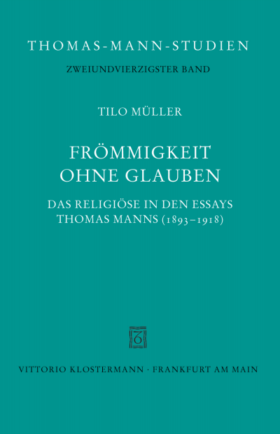 Cover of book: Frömmigkeit ohne Glauben