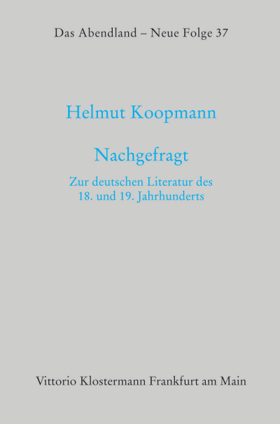 Cover des Buchs: Nachgefragt