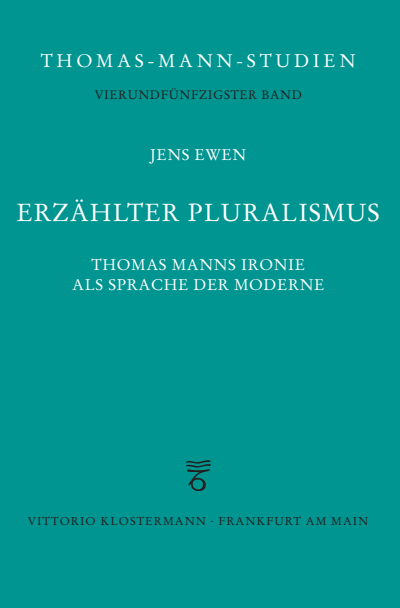 Cover of book: Erzählter Pluralismus