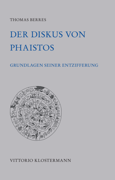 Cover des Buchs: Der Diskus von Phaistos