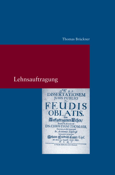Cover of book: Lehnsauftragung
