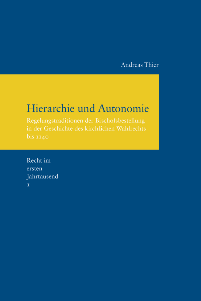 Cover of book: Hierarchie und Autonomie
