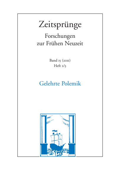 Cover des Buchs: Gelehrte Polemik
