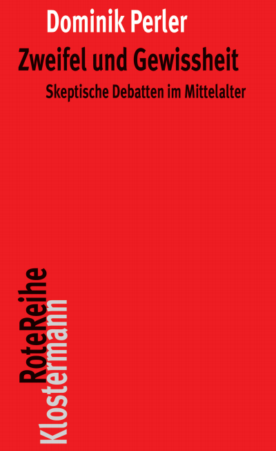 Cover of book: Zweifel und Gewissheit