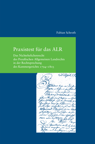 Cover of book: Praxistest für das ALR