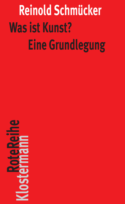 Cover of book: Was ist Kunst? Eine Grundlegung