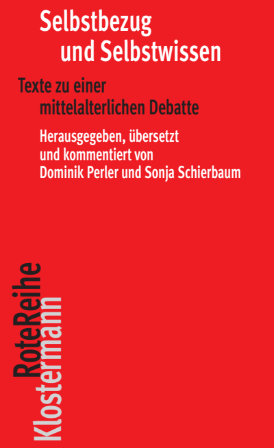 Cover des Buchs: Selbstbezug und Selbstwissen