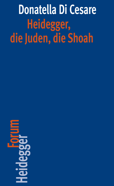 Cover of book: Heidegger, die Juden, die Shoah