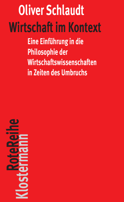 Cover des Buchs: Wirtschaft im Kontext