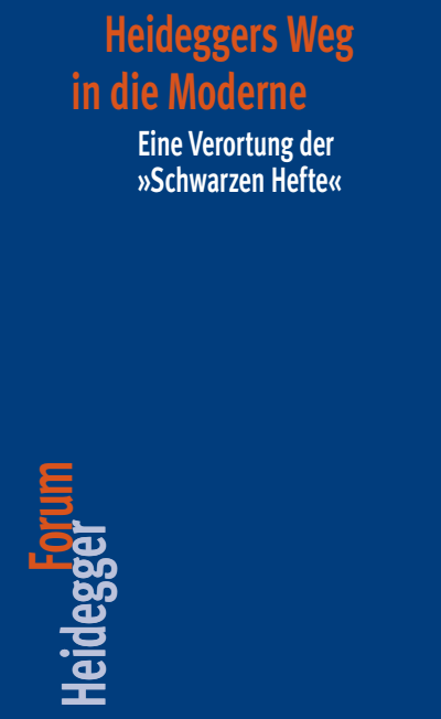 Cover of book: Heideggers Weg in die Moderne