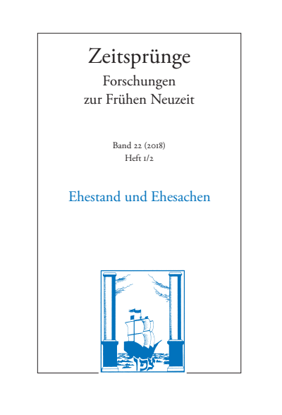 Cover des Buchs: Ehestand und Ehesachen