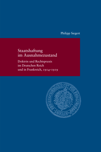 Cover des Buchs: Staatshaftung im Ausnahmezustand