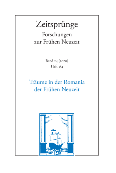 Cover des Buchs: Träume in der Romania der Frühen Neuzeit