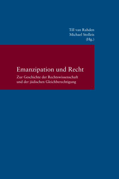 Cover of book: Emanzipation und Recht