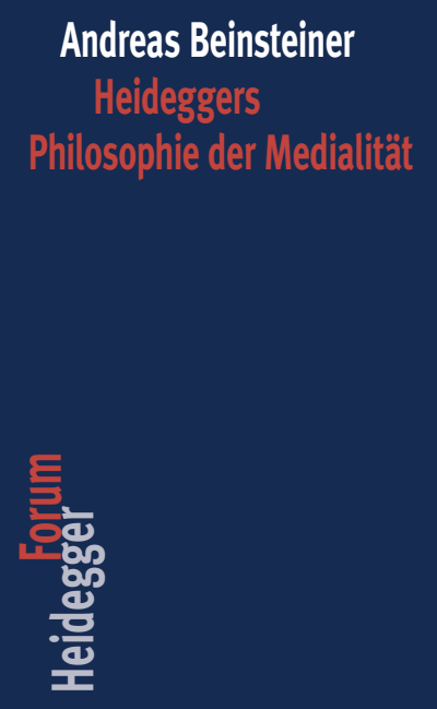 Cover of book: Heideggers Philosophie der Medialität