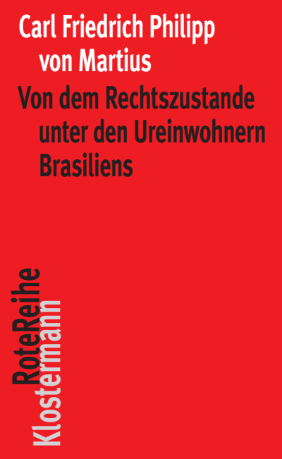 Cover des Buchs: Von dem Rechtszustande unter den Ureinwohnern Brasiliens