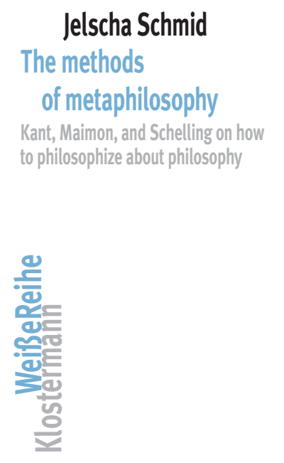 Cover des Buchs: The methods of metaphilosophy