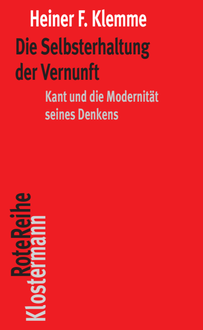 Cover des Buchs: Die Selbsterhaltung der Vernunft