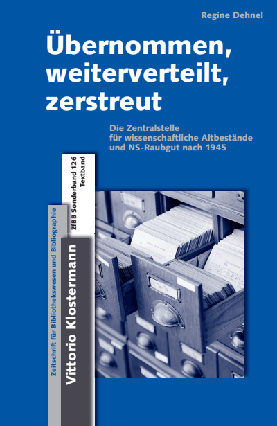 Cover of book: Übernommen, weiterverteilt, zerstreut