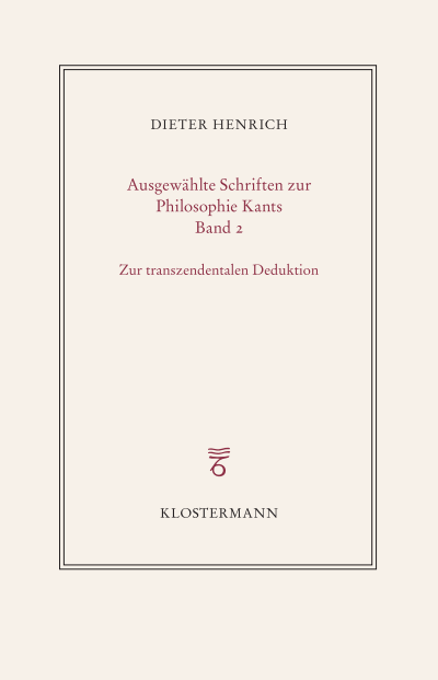 Cover of book: Ausgewählte Schriften zur Philosophie Kants