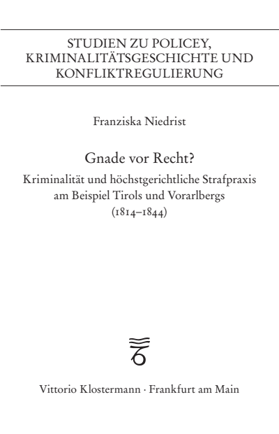 Cover of book: Gnade vor Recht?