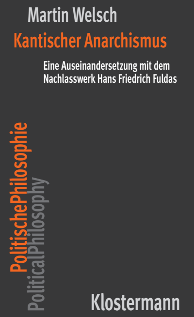 Cover des Buchs: Kantischer Anarchismus