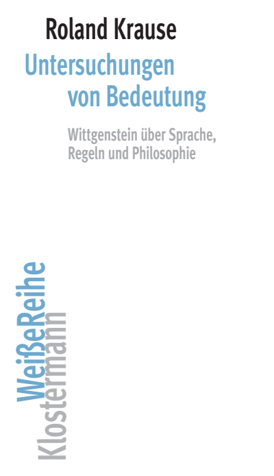 Cover des Buchs: Untersuchungen von Bedeutung