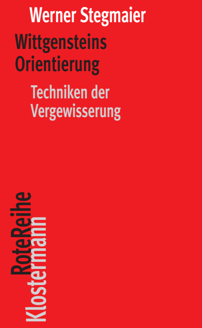 Cover of book: Wittgensteins Orientierung