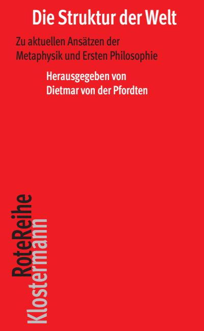 Cover of book: Die Struktur der Welt
