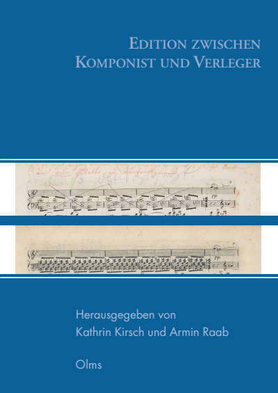 Cover des Buchs: Edition zwischen Komponist und Verleger