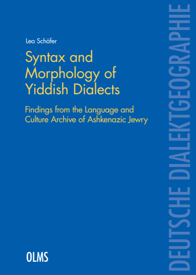 Cover of book: Syntax and Morphology of Yiddish Dialects