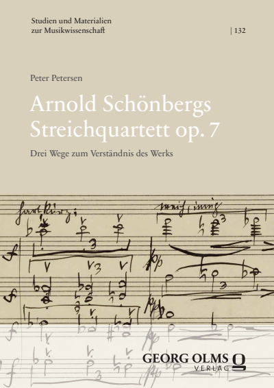 Cover des Buchs: Arnold Schönbergs Streichquartett op. 7