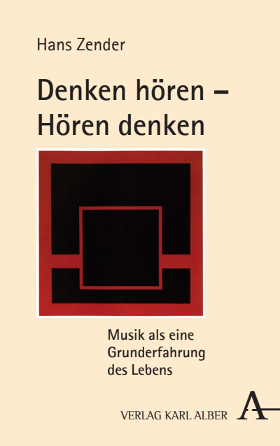 Cover of book: Denken hören – Hören denken