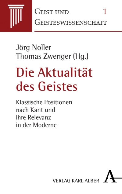Cover of book: Die Aktualität des Geistes