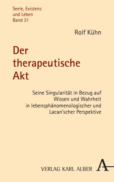 Cover des Buchs: Der therapeutische Akt