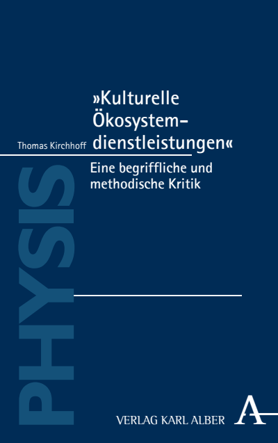 Cover des Buchs: „Kulturelle Ökosystemdienstleistungen“