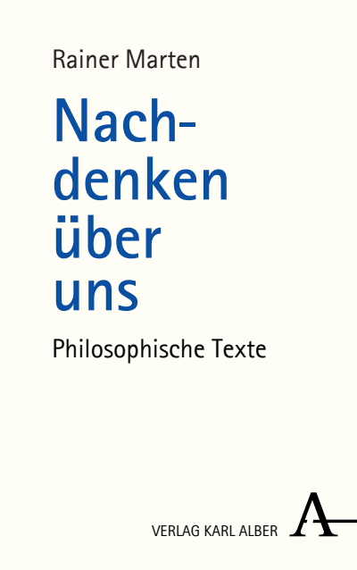 Cover of book: Nachdenken über uns