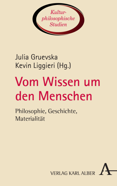 Cover of book: Vom Wissen um den Menschen
