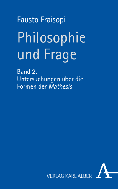 Cover of book: Philosophie und Frage