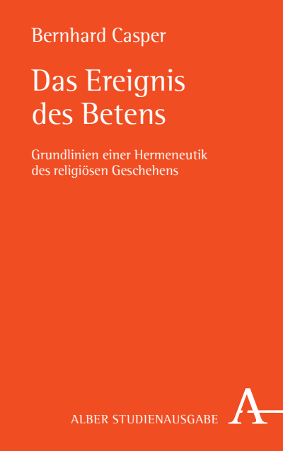Cover of book: Das Ereignis des Betens