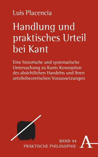 Cover of book: Handlung und praktisches Urteil bei Kant