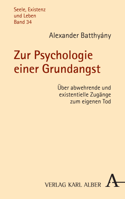 Cover des Buchs: Zur Psychologie einer Grundangst