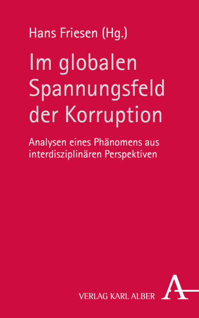 Cover of book: Im globalen Spannungsfeld der Korruption