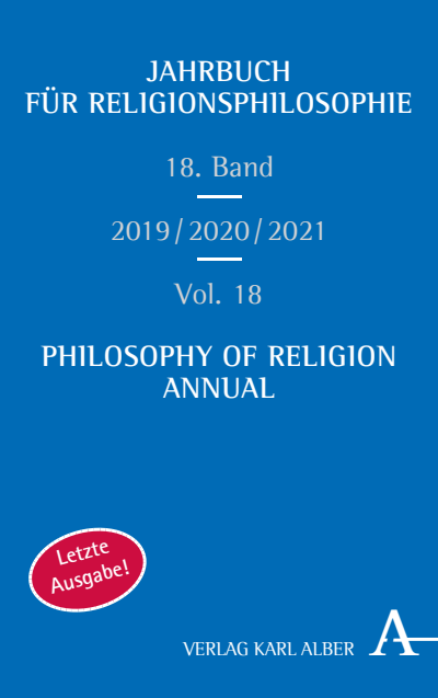Cover des Buchs: Jahrbuch für Religionsphilosophie