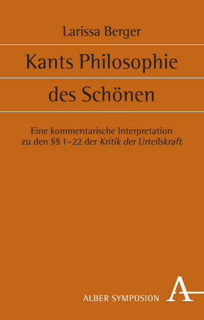 Cover des Buchs: Kants Philosophie des Schönen
