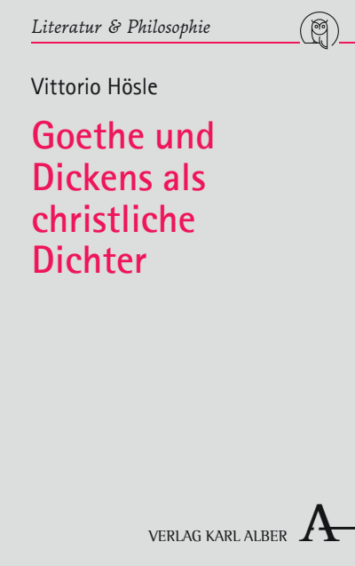 Cover of book: Goethe und Dickens als christliche Dichter