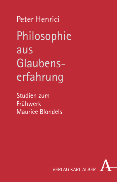 Cover of book: Philosophie aus Glaubenserfahrung