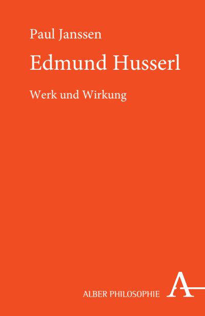 Cover of book: Edmund Husserl