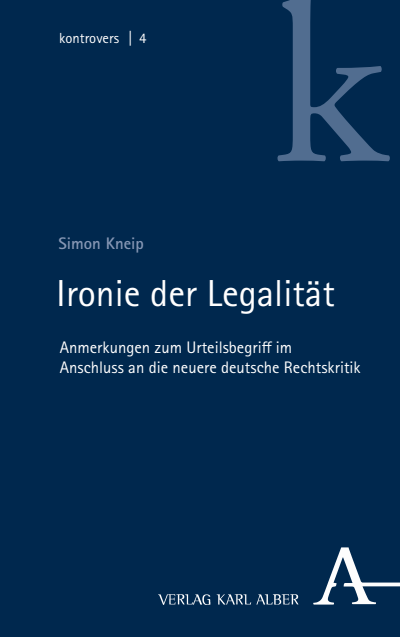 Cover des Buchs: Ironie der Legalität